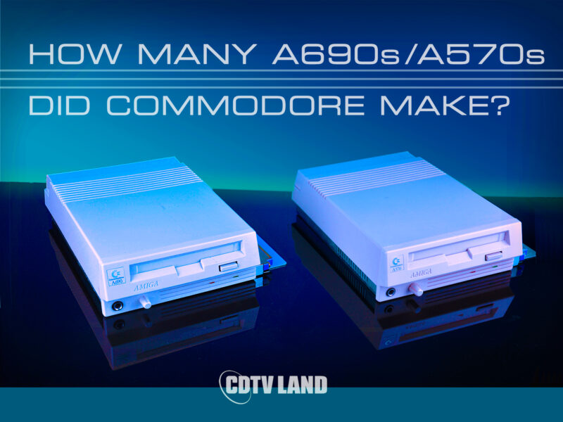 How Many A690/A570 Drives Did Commodore Make?