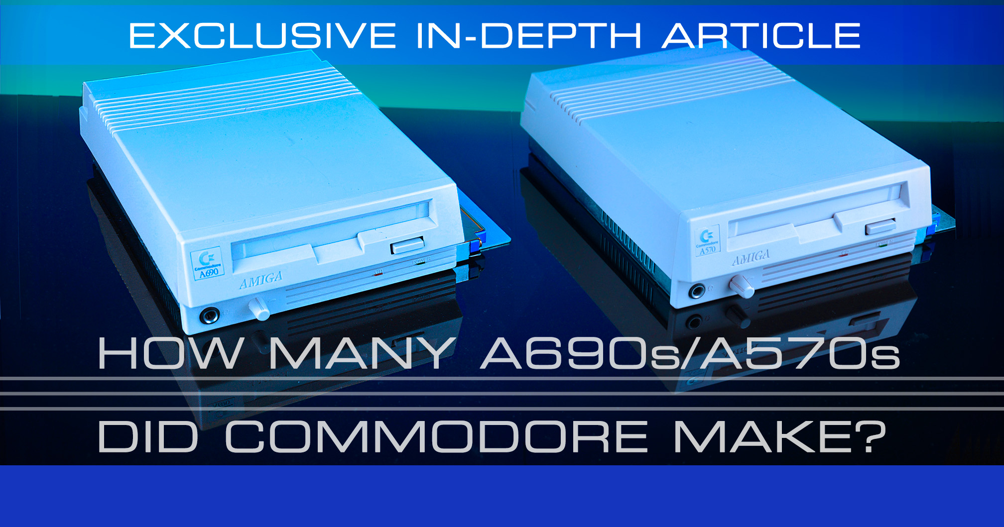 How Many A690 A570 CD-ROM Drives Did Commodore Make?